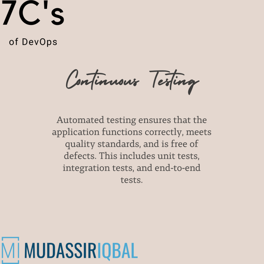 Continuous Testing