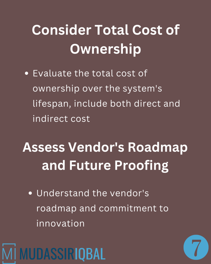 Considerations for Choosing an ERP 7